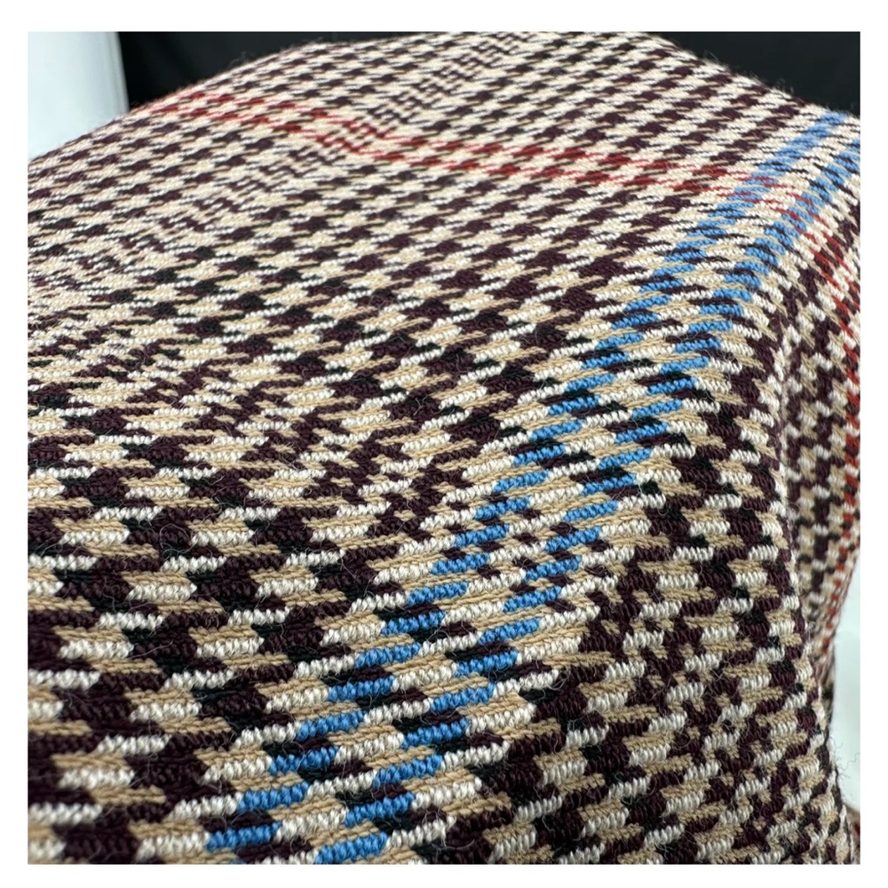 Veronica Beard Multicolor Houndstooth Pants - Picture 2 of 6